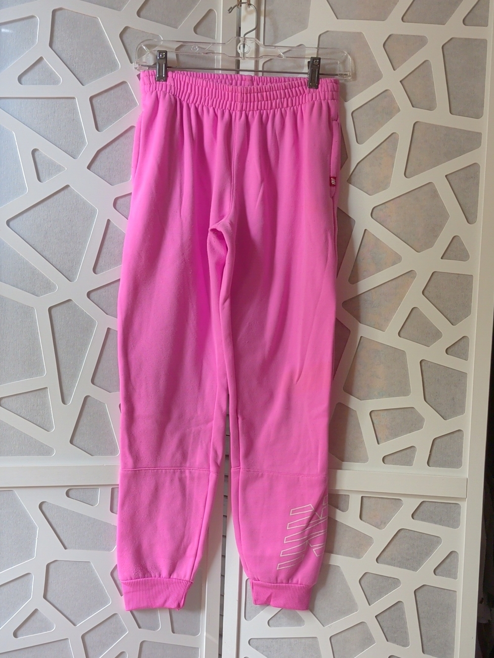 New Balance Pink Kids Sweatpants Joggers